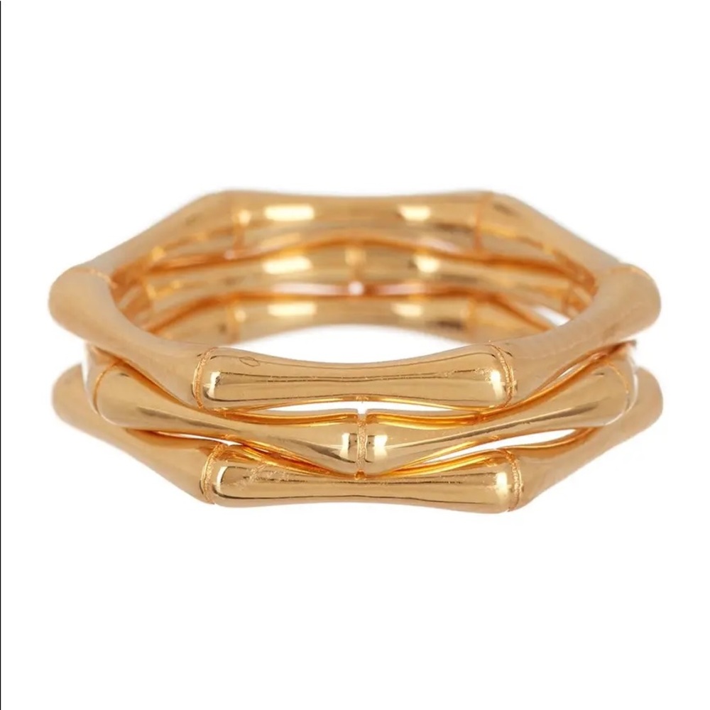 ADORNIA
14K Gold Plated Sterling Silver Bamboo Sta